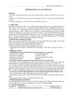 Benh bach hau cap o tre em