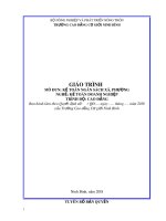 Giáo trình Kế toán ngân sách xã, phường (Nghề: Kế toán doanh nghiệp) - CĐ Cơ Giới Ninh Bình