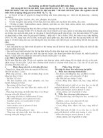 CAU TRUC DE THI TUYEN SINH DAI HOC MON HOA