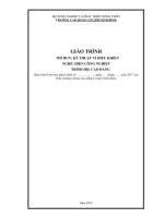 Giáo trình Kỹ thuật vi điều khiển (Nghề: Điện công nghiệp-CĐ) - CĐ Cơ Giới Ninh Bình