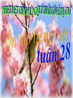 Bài giảng điện tử Luyện từ và câu - tuần 28: Ôn tập tiết 3- 5A4