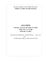 Giáo trình Chăm sóc sức khỏe tâm thần (Nghề: Công tác xã hội) - CĐ Cơ Giới Ninh Bình