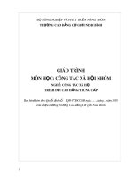 Giáo trình Công tác xã hội nhóm (Nghề: Công tác xã hội) - CĐ Cơ Giới Ninh Bình