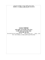 Giáo trình Kỹ thuật thi công (Nghề: Vận hành cầu trục) - CĐ Cơ Giới Ninh Bình