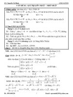 Gia tri lon nhat nho nhat