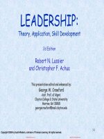 Slide lãnh đạo trong tổ chức 3  leadership behavior and motivation 