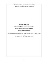 Giáo trình Kế toán doanh nghiệp 3 (Nghề: Kế toán doanh nghiệp) - CĐ Cơ Giới Ninh Bình