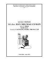 Giáo trình Hàn MIG/MAG cơ bản (Nghề: Hàn) - CĐ Cơ Giới Ninh Bình