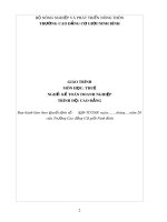 Giáo trình Thuế (Nghề: Kế toán doanh nghiệp) - CĐ Cơ Giới Ninh Bình