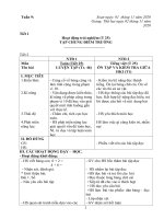 Giáo án lớp ghép 1+2 Tuần 9 Bộ sach cánh diều