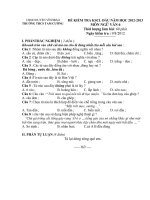 De khao sat dau nam 6