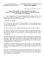 QUY DINH CHAM THI TOT NGHIEP THPT