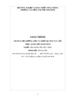 Giáo trình Bảo dưỡng gầm và thiết bị công tác cần trục, bánh lốp, bánh xích (Nghề: Vận hành cần, cầu trục) - CĐ Cơ Giới Ninh Bình