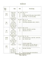 Giao an lop 1 tuan 19