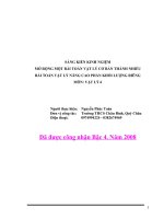 Sáng kiến kinh nghiệm mở rộng một bài toán vật lý cơ bản thành nhiều bài toán vật lý nâng cao phần khối lượng riêng môn vật lý 6 