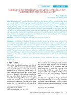 Nghiên cứu đặc tính phản xạ của kết cấu tiêu sóng đặt tại đỉnh đê biển trên mô hình vật lý