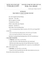 ke hoach ca nhan nam hoc 20122013