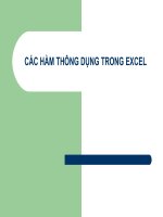 cac ham thong dung trong Excel