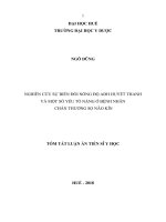 Nghiên cứu sự biến đổi nồng ADH huyết thanh và một số yếu tố nặng ở bệnh nhân chấn thương sọ não kín tt 