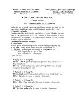 Ke hoch kiem tra thiet bi dau nam