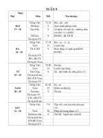 Giao an lop 1 tuan 9