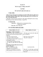 Giáo án lớp 3 Tuần 27