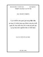 Trách nhiệm quốc gia trong đảm bảo an toàn hạt nhân theo quy định của pháp luật quốc tế, thực tiễn thực thi ở một số quốc gia và bài học kinh nghiệm đối với việt nam 