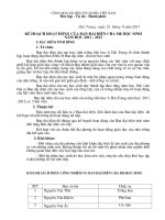 Ke hoach Ban thuong truc phu huynh cua truong