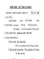 Bài giảng môn Kỹ thuật điện – Chương 1: Khái niệm chung về mạch điện