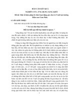 Một số biện pháp tổ chức hoạt động góc cho trẻ 5 tuổi tại trường mầm non tam phúc 