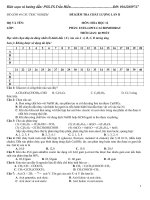 KIEM TRA HOA 12 CHUONG 12