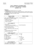 English 7 Tiet 9 Unit 2 A5