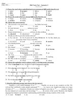 Lop 10 Kiem Tra giua hk1