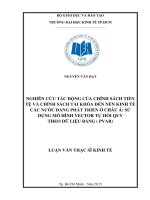 Tài liệu luận văn Nghiên Cứu Tác Động Của Chính Sách Tiền Tệ Và Chính Sách