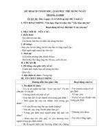 Giáo án Tuần 10 năm học 2020 -2021