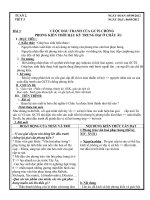 Giao an lich su 7 tuan 2 tiet 3