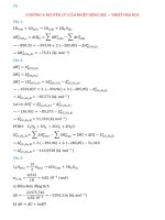 Giải bài tập cuối kì hóa đại cương CH1017, CH1018 by trần bá hiếu