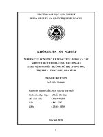 Khóa luận   kinh tế và quản trị kinh doanh  nghiên cứu công tác kế toán tiền lương và các khoản trích theo lương tại công ty TNHH vệ sinh môi trường đô thị lương sơn, thị trấn lương sơn, hòa bình 