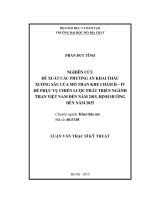 Nghiên cứu đề xuất các phương án khai thác xuống sâu của mỏ than khe chàm ii iv để phục vụ chiến lược phát triển ngành than việt nam đến năm 2015, định hướng đến năm 2010    