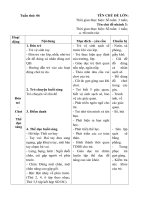 Giáo án tuần 6: Bé có những giác quan nào