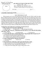 De khao sat dau nam lop 5