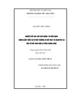 Nghiên cứu quy luật dịch động và biến dạng nhằm giảm thiểu sự cố môi trường và mất mát tài nguyên tại một số mỏ than hầm lò vùng quảng ninh    