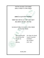 Thiết kế chung cư cao tầng SKY7 địa điểm mỹ đức, hà nội