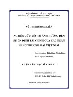 Tài liệu luận văn Nghiên Cứu Yếu Tố Ảnh Hưởng Đến Sự Ổn Định Tài Chính