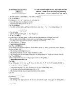 De thi thu TN THPT nam 2012 mon Toan de so 11