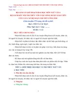 Giáo án (kế hoạch bài học) ngữ văn 6 kì 1  bộ sách kết nối tri thức với cuộc sống (chất lượng)