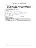 Tsáng kiến kinh nghiệm   giải pháp nâng cao chất lượng giáo dục   đề tài HÔNG TIN CHUNG về SÁNG KIẾN 2019 