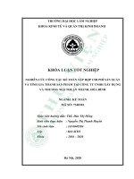 Nghiên cứu công tác kế toán tập hợp chi phí sản xuất và tính giá thành sản phẩm tại công ty TNHH xây dựng và thương mại thuận thành, hòa bình (khóa luận   kinh tế và quản trị kinh doanh) 