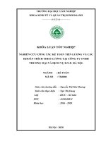 Nghiên cứu công tác kế toán tiền lương và các khoản trích theo lương tại công ty TNHH thương mại và dịch vụ d n p, hà nội (khóa luận   kinh tế và quản trị kinh doanh) 