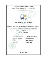 Nghiên cứu giải pháp kết cấu hệ thống khung cửa thông phòng cho căn hộ chung cư (khóa luận   công nghiệp gỗ) 